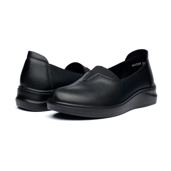 Pantofi piele dama W043204, Negru - imagine 4