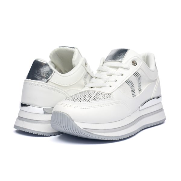 Pantofi sport dama 9137, Alb - imagine 3