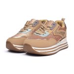 Pantofi sport dama 9139, Bej - imagine 2