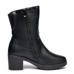 Cizme inblaniti dama Z2-26, Negru - imagine 6