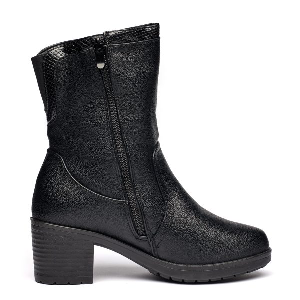 Cizme inblaniti dama Z2-26, Negru - imagine 6