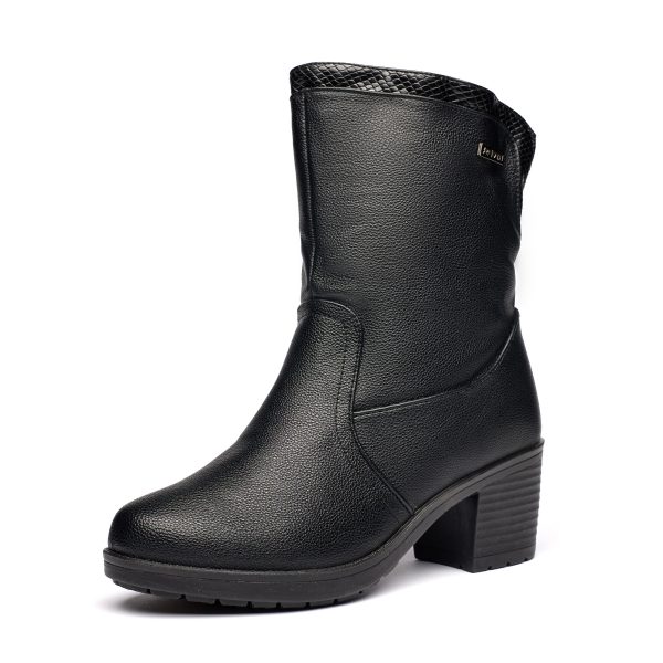 Cizme inblaniti dama Z2-26, Negru - imagine 5