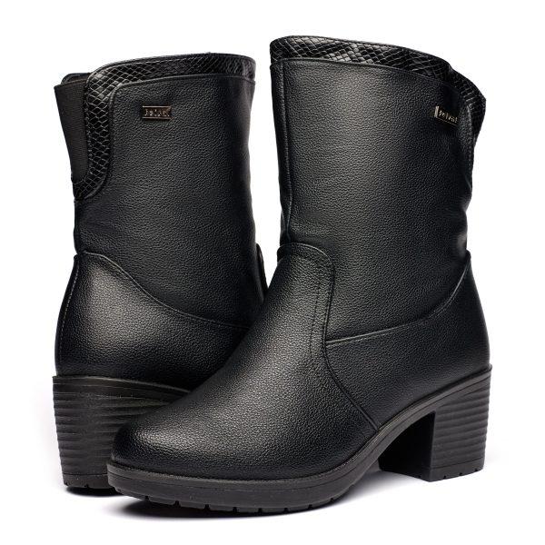 Cizme inblaniti dama Z2-26, Negru - imagine 3