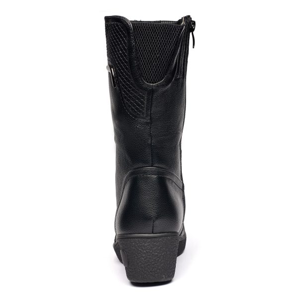 Cizme inblaniti dama 88330, Negru - imagine 9