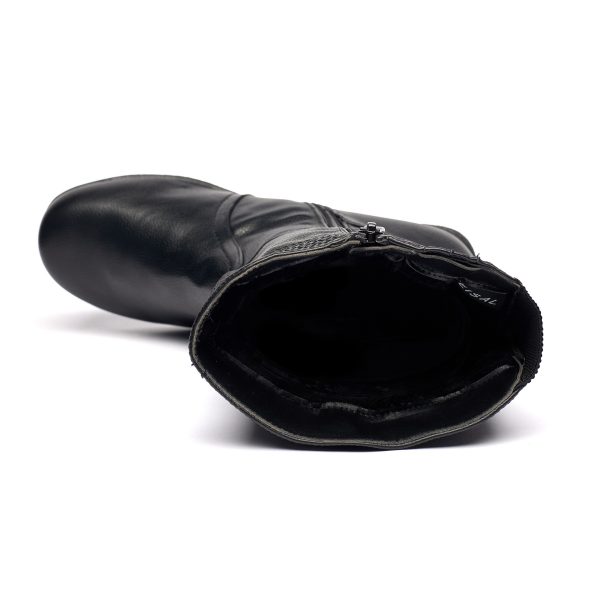 Cizme inblaniti dama 88330, Negru - imagine 8