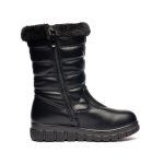 Cizme inblaniti dama J25-3, Negru - imagine 5