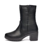 Cizme inblaniti dama Z2-25, Negru - imagine 5