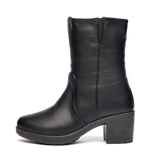 Cizme inblaniti dama Z2-25, Negru - imagine 5