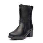 Cizme inblaniti dama Z2-25, Negru - imagine 4