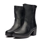 Cizme inblaniti dama Z2-25, Negru - imagine 2