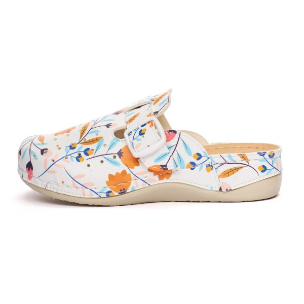 Saboti medicali dama "Tellus" 25-19, Flori de toamna - imagine 4