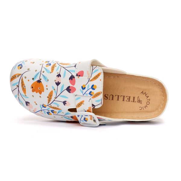 Saboti medicali dama "Tellus" 25-19, Flori de toamna - imagine 7