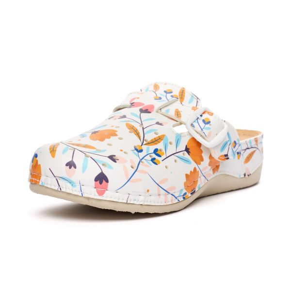 Saboti medicali dama "Tellus" 25-19, Flori de toamna - imagine 5