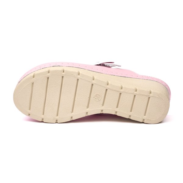 Saboti medicali piele dama Tellus 27-09, Roz - imagine 9