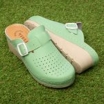 Saboti medicali piele dama Tellus 27-09, Verde