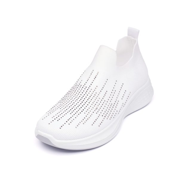 Pantofi sport dama W014309, Alb - imagine 5