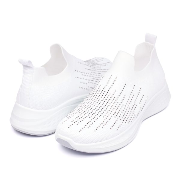 Pantofi sport dama W014309, Alb - imagine 3