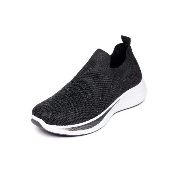 Pantofi sport dama W014309, Negru - imagine 5