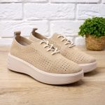 Pantofi piele dama 595003, Bej