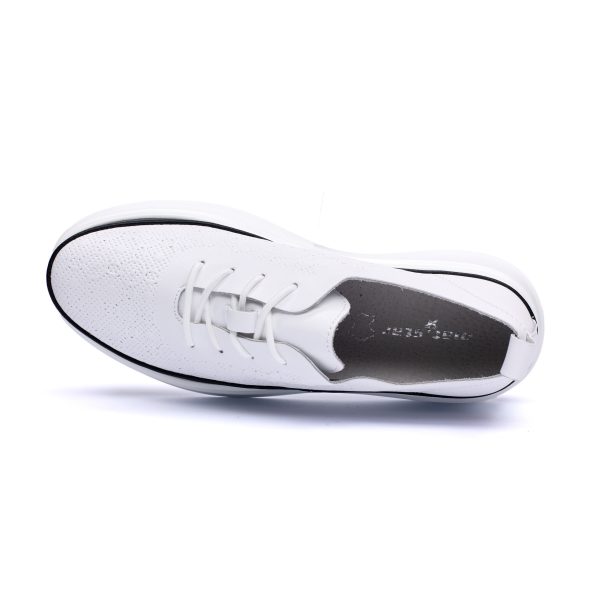 Pantofi piele dama 595001, Alb - imagine 7