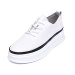 Pantofi piele dama 595001, Alb - imagine 5