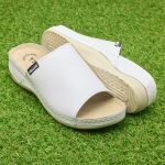 Papuci piele "Tellus" 25-51 Alb