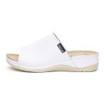 Papuci piele "Tellus" 25-51 Alb - imagine 4