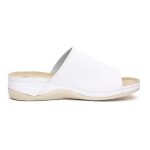 Papuci piele "Tellus" 25-51 Alb - imagine 5