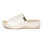 Papuci dama "Tellus" 25-51/1, Alb - imagine 4