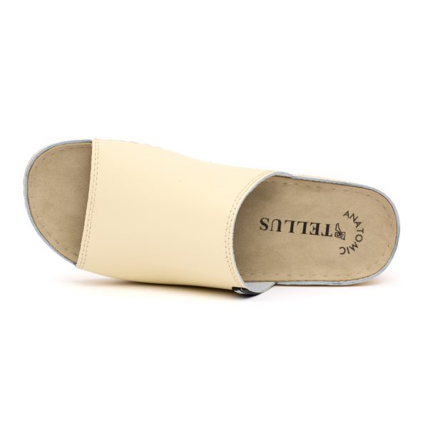 Papuci piele "Tellus" 25-51 Nisipiu - imagine 6