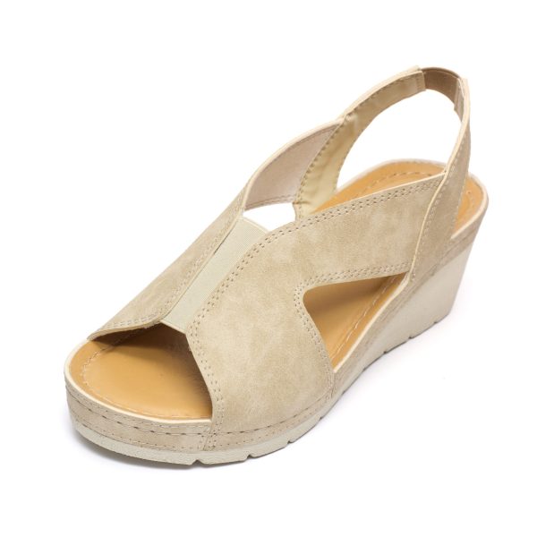 250302_07_07 Sandale dama "Tellus" 27-14, Bej - imagine 6