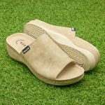 Papuci dama "Tellus" 25-51/1, Bej