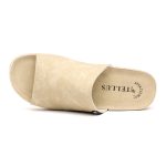 Papuci dama "Tellus" 25-51/1, Bej - imagine 6