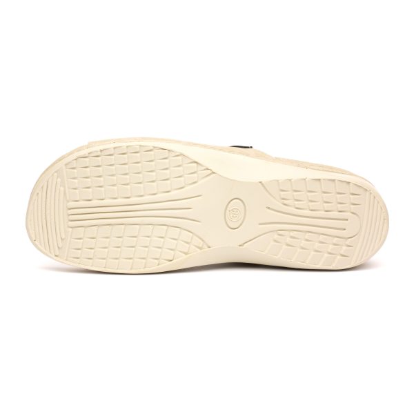 Papuci dama "Tellus" 25-51/1, Bej - imagine 9