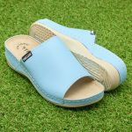 Papuci piele "Tellus" 25-51 Albastru