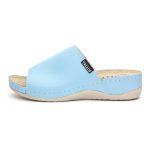 Papuci piele "Tellus" 25-51 Albastru - imagine 4