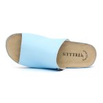 Papuci piele "Tellus" 25-51 Albastru - imagine 7