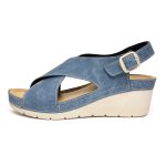 Sandale dama "Tellus" 27-13, Denim - imagine 5