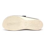 Papuci piele "Tellus" 25-03, Negru - imagine 9