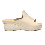 Saboti dama piele Tellus 27-02, Bej - imagine 6