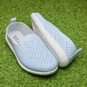 Pantofi piele Tellus 72-02, Albastru