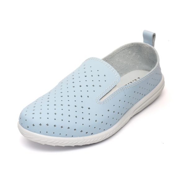 Pantofi piele Tellus 72-02, Albastru - imagine 6