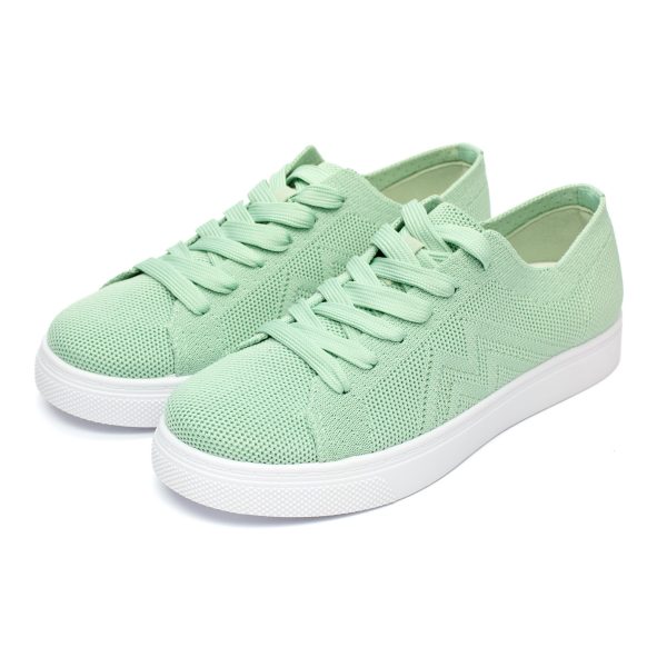 Pantofi sport dama W138584, Verde - imagine 5