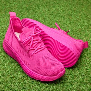 Pantofi sport dama W138548, Fuxia