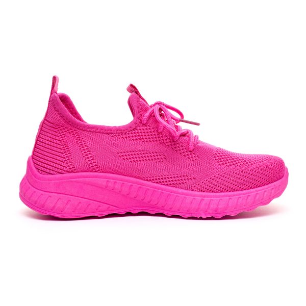 Pantofi sport dama W138548, Fuxia - imagine 6