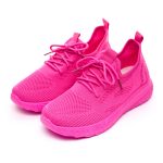 Pantofi sport dama W138548, Fuxia - imagine 2