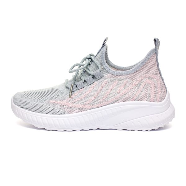 Pantofi sport dama W138549, Gri - imagine 4