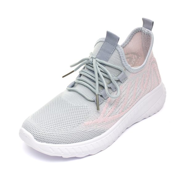 Pantofi sport dama W138549, Gri - imagine 5