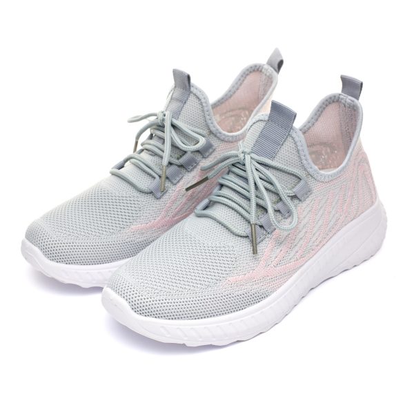 Pantofi sport dama W138549, Gri - imagine 2