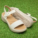 Sandale dama W037011, Alb